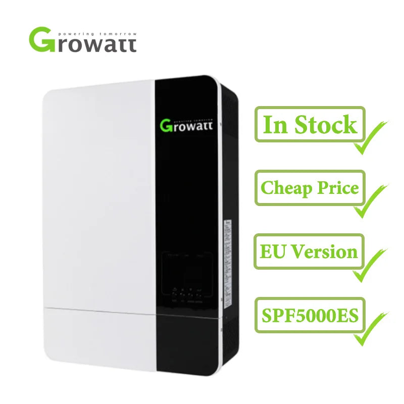 Growatt  Parallel Inverter Power 5Kw 3.5Kw 10Kw 20Kw Hybrid Solar Inverter 48V Mppt Off Grid Inverter