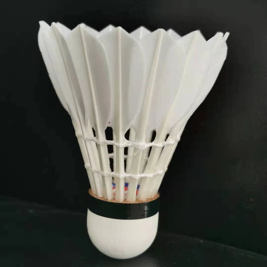 Shuttlecock Sport Badminton Lingmei 80 White Goose Feather Badminton Shuttlecock As Aeroplane Black Label