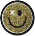 Customized DIY Chenile Smiling Face Patch Customized Your Own Color Chenille smiley Patch