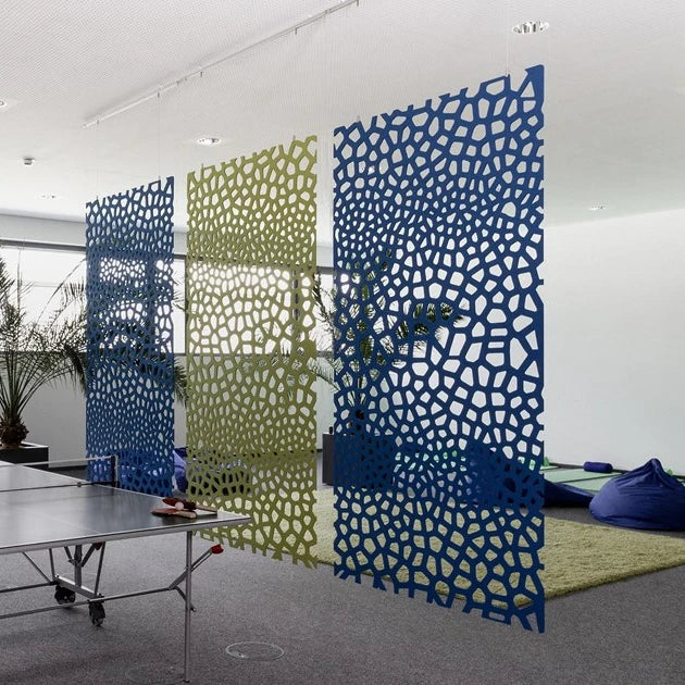 Soundproof Polyester PET Felt Acoustic Wall Panels Office Partition Acoustic Screens Room Dividers