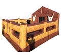 Unicorn Mechanical Bull Ride Riding Cow Meltdown Wipeout Game Bouncer Mat Rodeo Inflatable Castle with Bullfight Feature