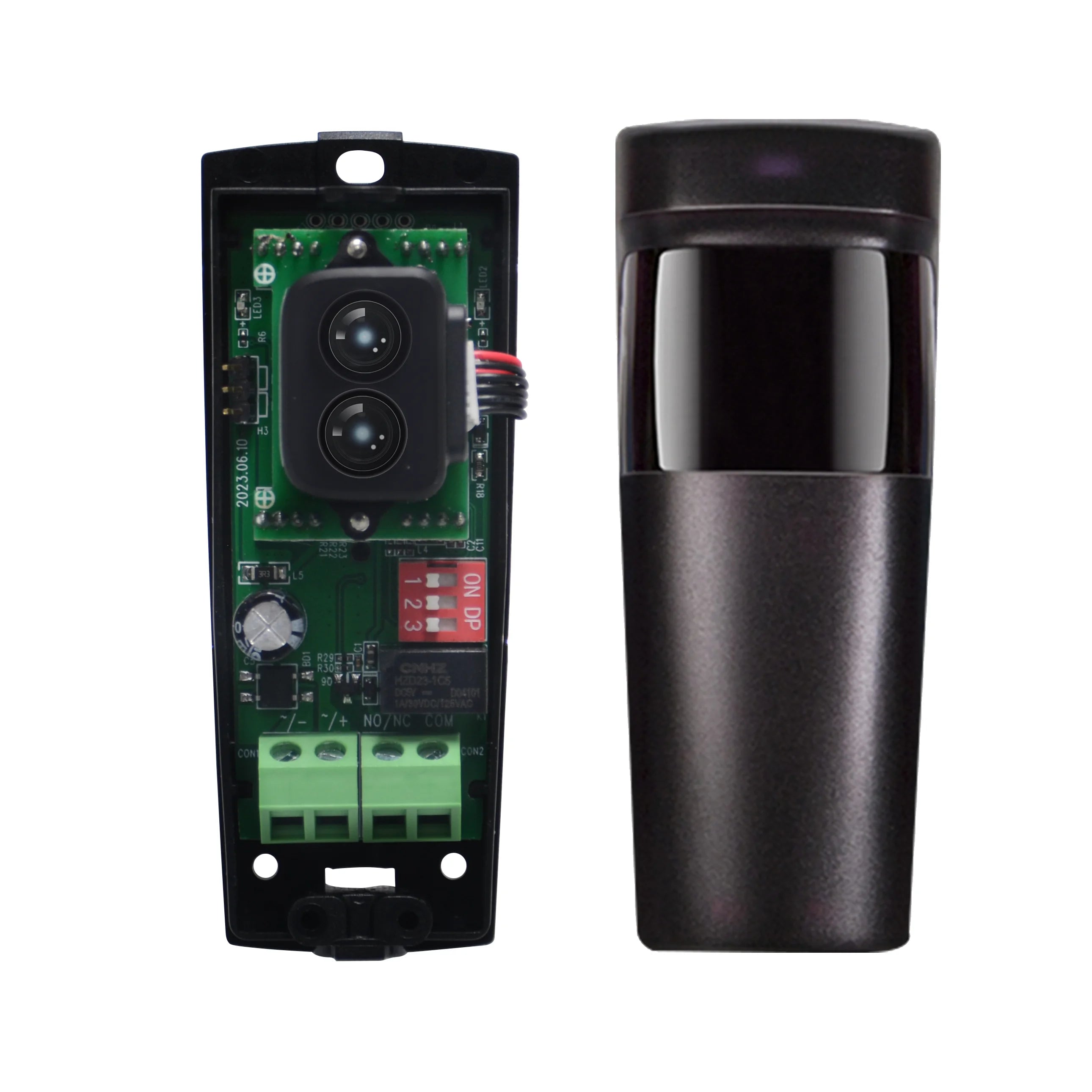 YET611LSR Reflective Laser Wireless Photocell Sensor Beam AC9-24V DC12-24V for Sliding Door Garage Door
