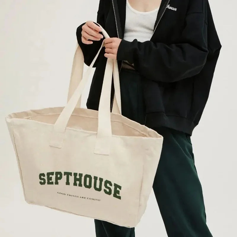 Factory Supply Custom Logo Size Printed Recycled Reusable Plain Bulk Large Cotton Canvas Shoulder Grocery Shopping Tote Bag