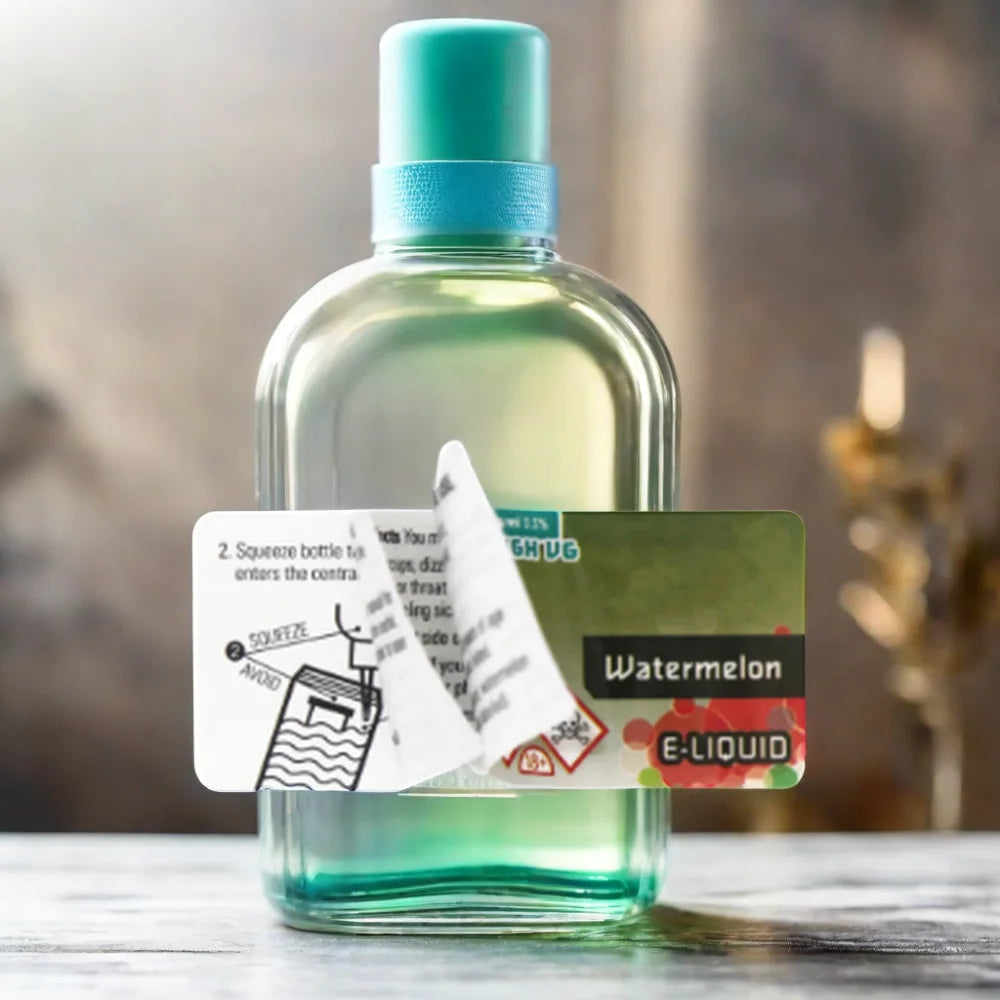Custom Multilayer Waterproof Vinyl Adhesives Labels Double Sided Sticker Bottle Label