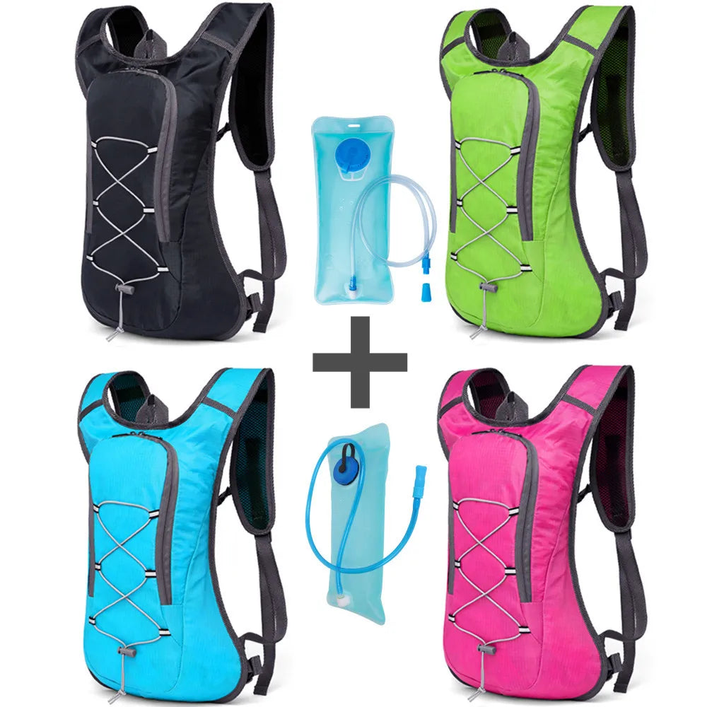 Wholesale Lightweight Water Hydration Back Pack Hiking Running Bicycle Backpack With Water Bladder