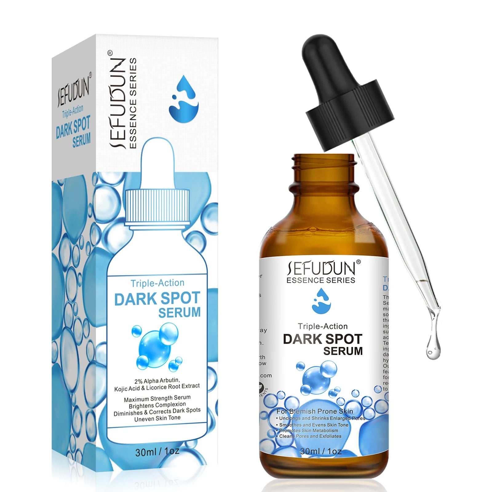 SEFUDUN Skin Care 30ml Moisturizing Remove Body Sunburn Marks Reduce Dark Spots Vitamin a E Skin Face Whitening Serum