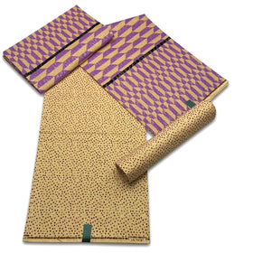 Wholesale 2+4yards Kente Design Wax Printing 100%Con African Print Fabric Ankara Fabrics
