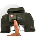 Secozoom 7x50 10x50 Nautical Marine Binoculars with Internal Reticle and Compass IPX7 Waterproof
