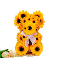 Cross-border New Sunflower Bear Doll Figure Ornaments Summer Cute Toy Thanksgiving Home Decorations