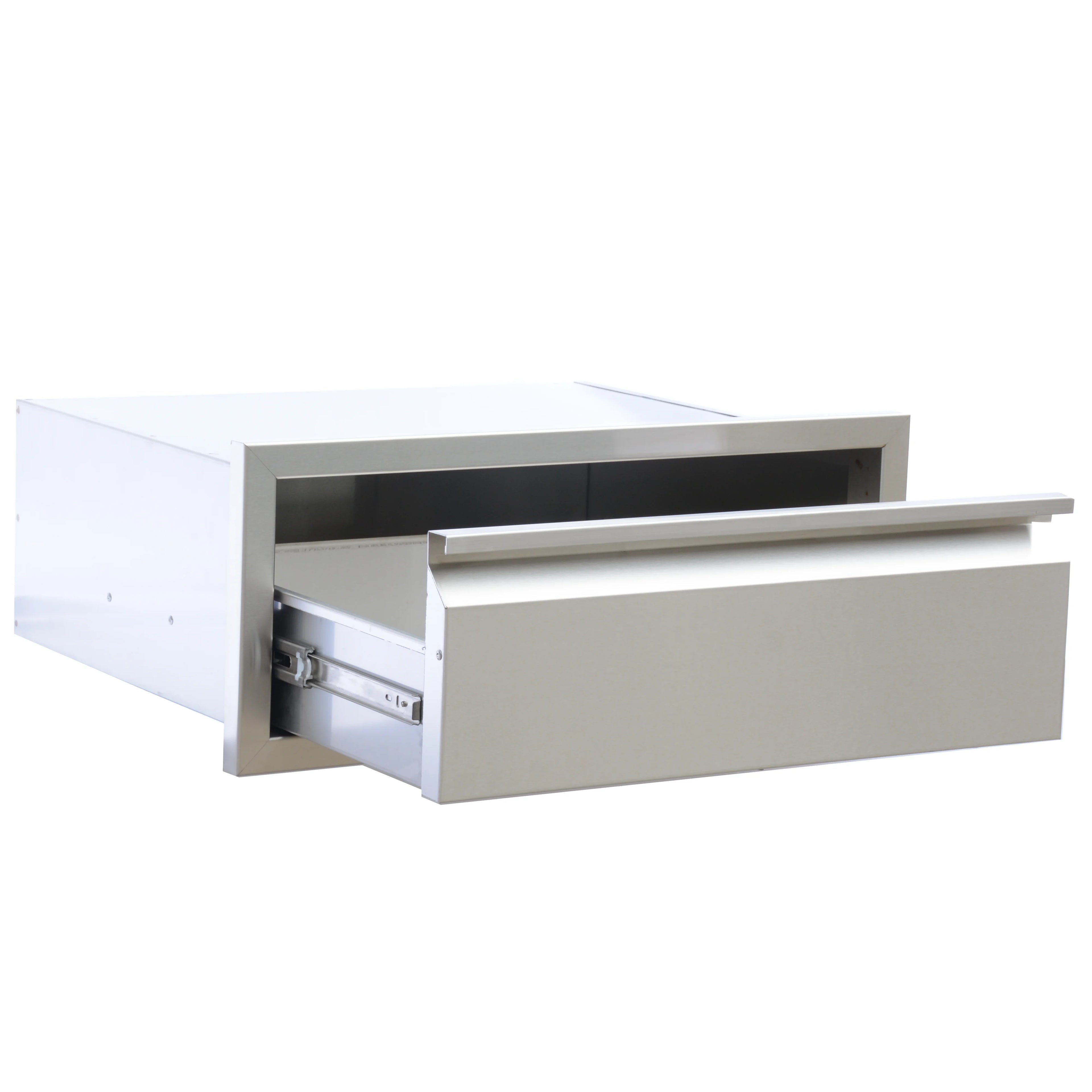 Outdoor Kitchen BBQ Island Stainless Steel SUS 304 Single Drawer Slide Brushed Finish Modern Design Kitchen Cabinets CN;JIA