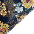 Harvest 100% Polyester 75D Chiffon yoyo Print Daisy Floral Fabric 80 Gsm for Women Wear Polyester Fiber Dress and Shirt