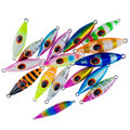 New 20g-150g OEM Fast Slow Uv Lead Jig Flash Fishing Lure Jigging Slow Pitch Jigs Sinking Metal Lure