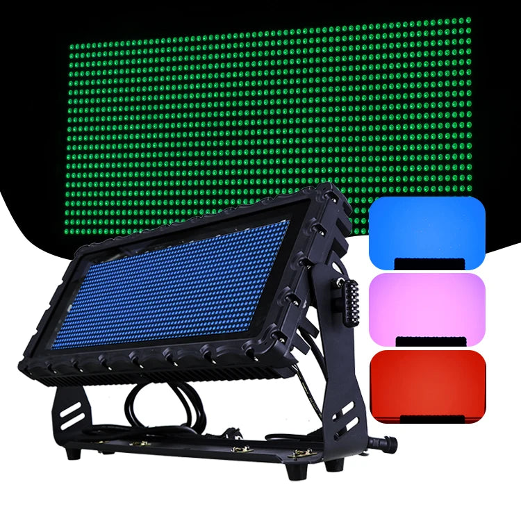 IP65 Outdoor Waterproof Led Stage Strobe Floodlights Party Professional Rgbw Flood Light Plastic 90 100-240V 50-60hz Dj 10000 85