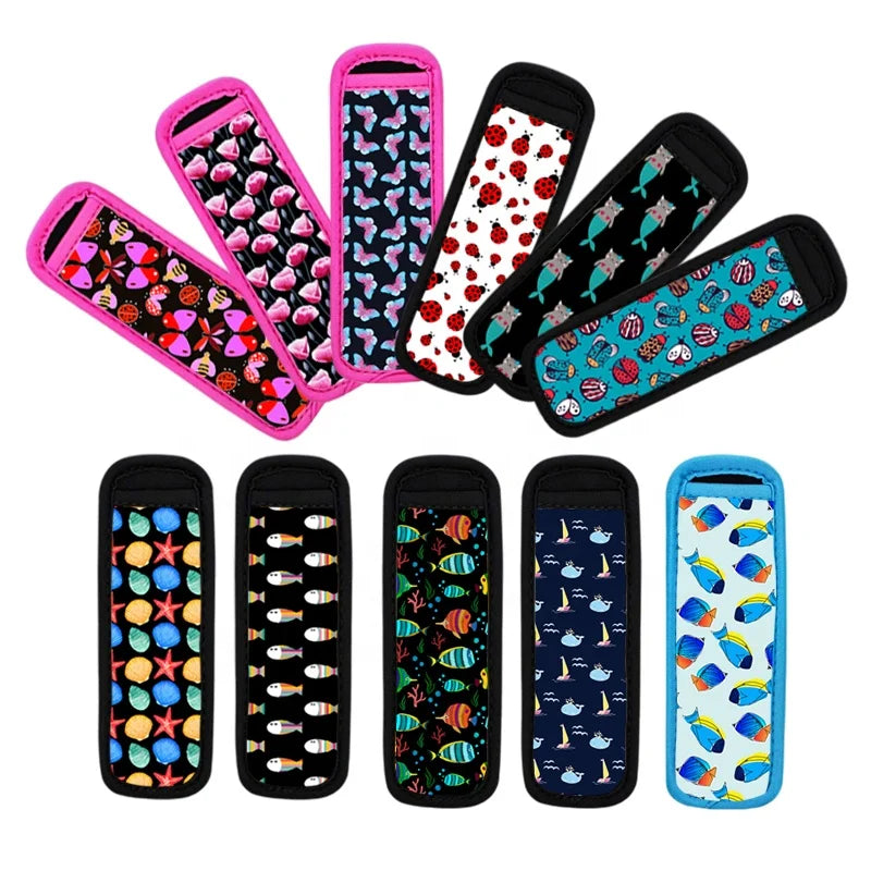 Personalized Sublimation Printing Neoprene Insulated Icy Pole Bag Insulated Ice Pole Holders for Kids