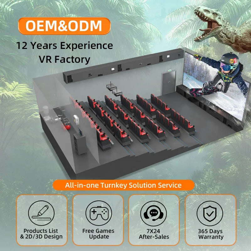 4D Motion Cinema Seat 6DOF Platform 4D Cinema Simulator Chair 4D Theater Price