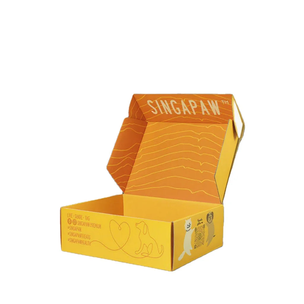 Factory Custom Kraft Paper Clothing Carton Mailing Box Corrugated Folding Packaging Boxes with Your Own Logo for Shipping