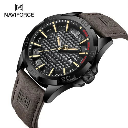 NAVIFORCE 8023 BYDBN Original Big Dial Other Quartz Watches Men Wrist Luxury Male Elegant Ultra Thin Watch Men Relojes Hombre