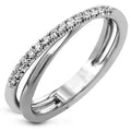 CAOSHI Cross Gold Silver Zircon Rings Trendy Women Advanced Texture Basic Stacking Bicolor Classic Fashion Gold Silver Ring