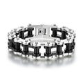 Men's Biker Bracelet Punk Stainless Steel Motorcycle Jewelry Personalized Stainless Steel Bracelet for Man