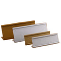 Personalized Nameplate Frame Desk Nameplate Holder Metal Aluminum Desktop Nameplate