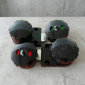 High Quality Plastic Nylon Toilet Cubicle PVC Indicator Door Locks for Public Toilets