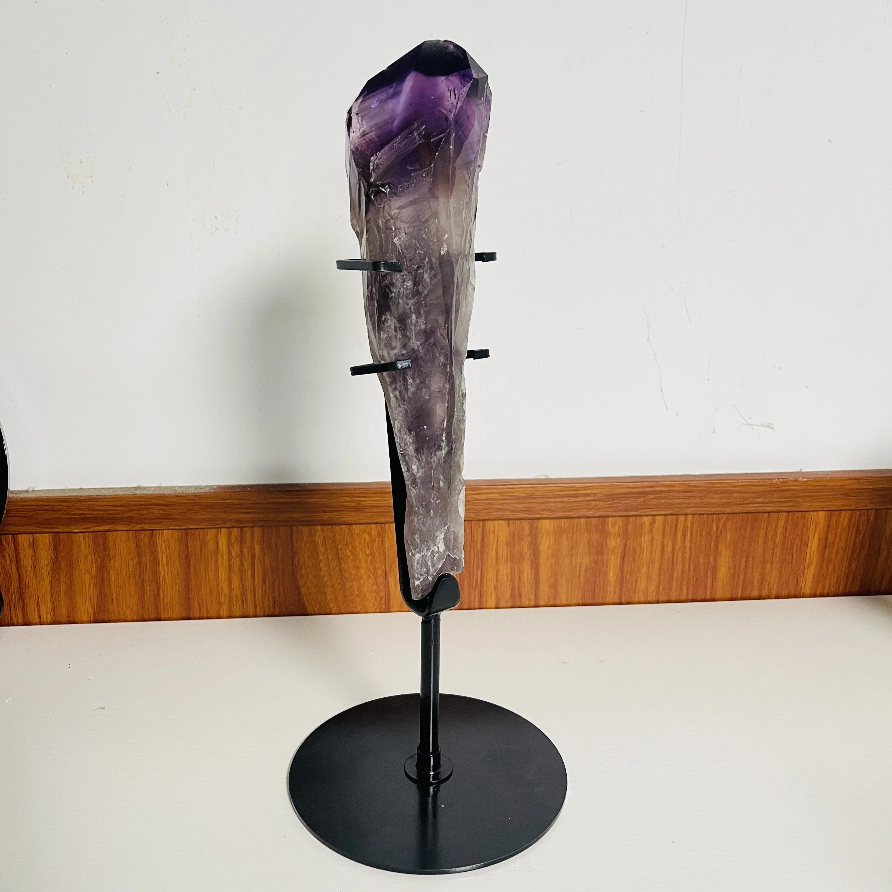 Wholesale Natural Amethyst Backbone Healing Stone Large Raw Amethyst Magic Wand Scepter for Decoration