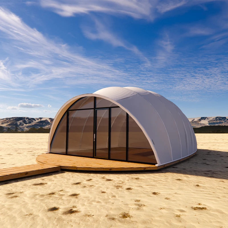 Outdoor Resort House Luxury Hotel Tent Glamping Hotel Seashell Camping Tents for Sale MegaBDM