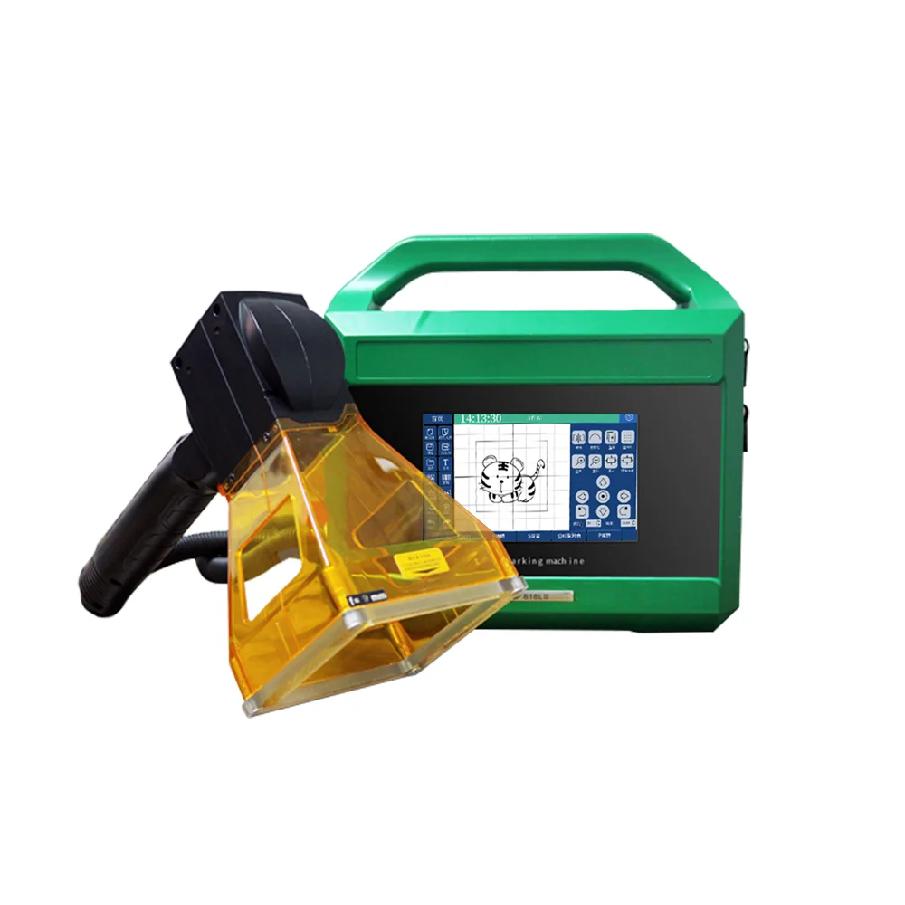 Handheld Fiber Laser Marking Machine Mini Portable 20W 30W Laser Markers Logo Aluminum Deep Engraving Laser Machine
