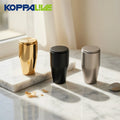 Koppalive Adjustable Furniture Kitchen Cabinet Knobs Matte Black Nickel Solid Brass Drawer Knobs
