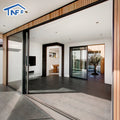 Modern Heat Insulation Tempered Glass Soundproof Aluminum Patio Balcony Sliding Door for Garden MegaBDM