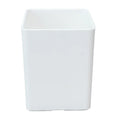 Creative Simple Kawaii Plastic Pen Holders White Square Patterned Pen Stand