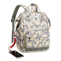 Large Capacity Polyester Diaper Backpack Multi-function Water Resistant with USB Bassinet Mummy Nursing Bags for Babies