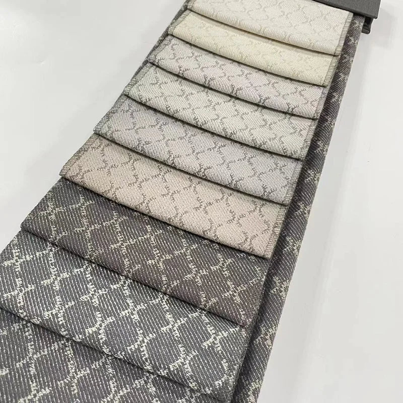 Home Deco 100% Polyester Knitted Breathable Dot Printed Custom Patterns Sofa Fabric Upholstery Jacquard Fabric for Car