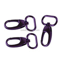 25mm Purple Metal Handbag Strap Swivel Clasps Clip Snap Hook