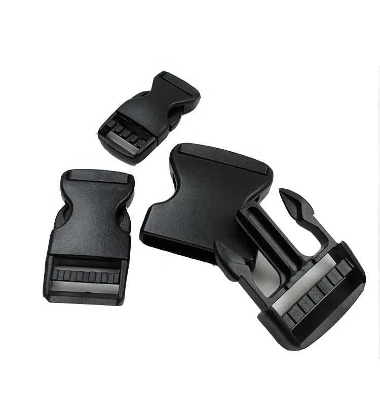 3/4 Inch 1 Inch 1.5 Inch Multisize Backpack Accessories Wholesale Pom Plastic Side Release Buckle for Tactical Waist Bag