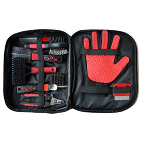 Wholesale Pets Accesorios Pet Hair Remover Nail Bathing Dog Cleaning Tools Set Pet Grooming Kit De Limpieza Para Perros