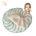 Eco-friendly 3.15" Round Soft Bamboo Terry Face Makeup Remover Pads Girls Reusable Bamboo Cleaning Cloth