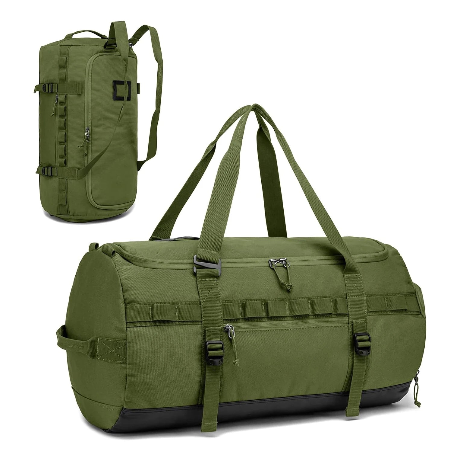 60L Gym Bags Travel Duffel Bag Large Capacity Backpack Weekender Overnight Bag with Shoe Compartment