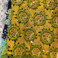 Haute Couture Mixed Multicolore Water Soluble African Guipure Dress Lace Fabrics