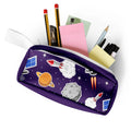 New Arrival Custom Zipper Pencil Bag Cosmetic Canvas Pouch Bag Sublimation School Pen case for Student Pen Bag