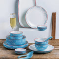 Hand Printing China Dish Tableware Ceramic Plate Dinnerware Dinner Set Porcelain