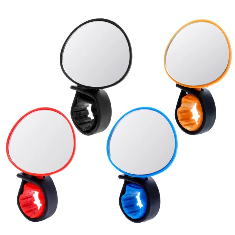 RTS BMX Bike Outdoor Cycling Accessories Bicycle Handlebar Adjustable 360 Degree Rotate Wide Angle Universal Rear View Mirror
