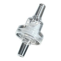 Handwashing Machine Hydraulic Duckbill Component Check Valve PC+SIL Material ISO9001 Certified 1/8" Port Size White RUBBERVALVE