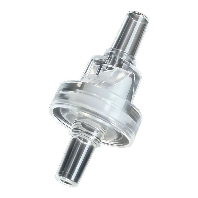 Handwashing Machine Hydraulic Duckbill Component Check Valve PC+SIL Material ISO9001 Certified 1/8" Port Size White RUBBERVALVE