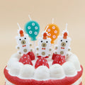 Wholesale Paraffin Wax Birthday Candles with White Bear Shape-Eco-Friendly Unscented for Weddings & Christmas