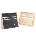 Solid Wood Jewelry Display Rack Earrings Ring Pendant Storage Props Rack Earrings Necklace Jewelry Rack Wholesale