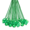 JUXINDA St. Patrick's Day Party Decorations Green Plastic Beaded Necklaces Mug Shot Glass Tailgating Games Mardi Gras Favor
