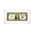 Custom Clear Acrylic BEP Pack 100 Bank Note Currency Display Holder Dollar Frame Money Case