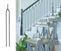 Modern High-Class Indoor Wrought Iron Stair Baluster Stylish Steel Iron Stair Railing