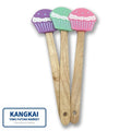 Heat Resistance Kitchen Various Colors Silicone Customized Scraper Silicone Spatula With Wooden Handle